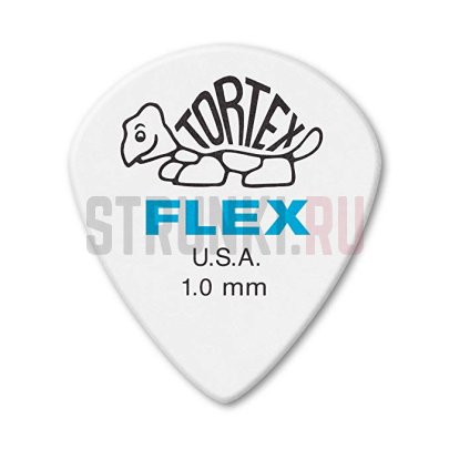 Набор медиаторов Dunlop 466P1.0 Tortex Flex Jazz III XL, 1 мм, упаковка 12 шт.
