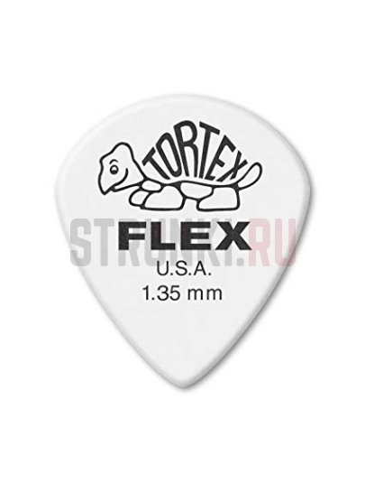 Набор медиаторов Dunlop 466P1.35 Tortex Flex Jazz III XL, 1.35 мм, упаковка 12 шт.