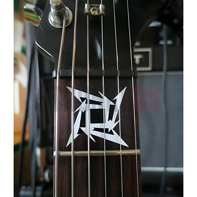 Наклейка на гриф гитары "Metallica" Струнки.ру
