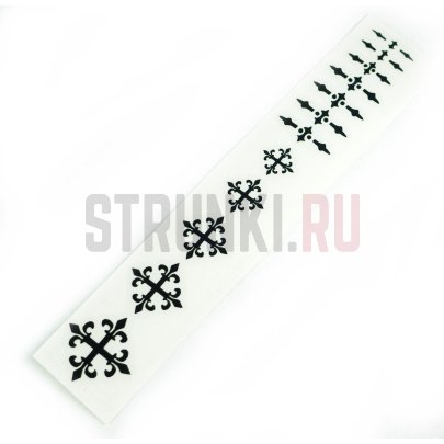 Наклейка на гриф гитары "Кресты Schecter" Струнки.ру