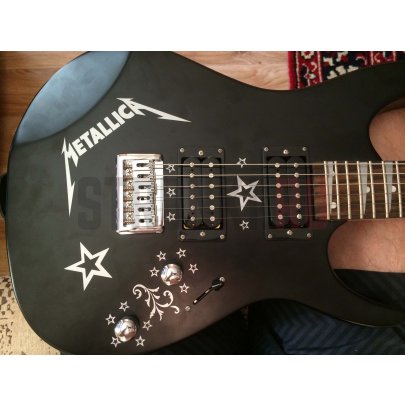 Наклейка для гитары "Metallica" Струнки.ру, белый