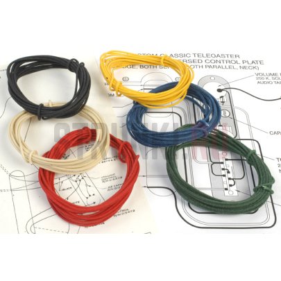 GAVITT USA, 22AWG провод распайки, темно коричневая тканевая изоляция с обмоткой, 100 см