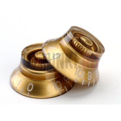 Ручка потенциометра Musiclily M144, Bell style, метрическая, золото