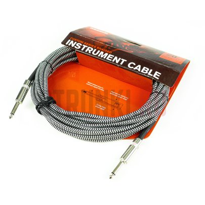 Кабель PLANET WAVES by D'ADDARIO PW-BG-20BG Custom Series Braided 6м (прямой-прямой)
