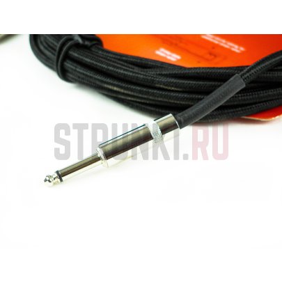 Кабель PLANET WAVES by D'ADDARIO PW-BG-20BK Custom Series Braided 6м (прямой-прямой)