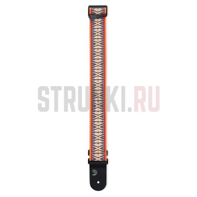 Ремень для гитары полипропилен PLANET WAVES by D'ADDARIO 50G08 «Sunrise Hootenanny»