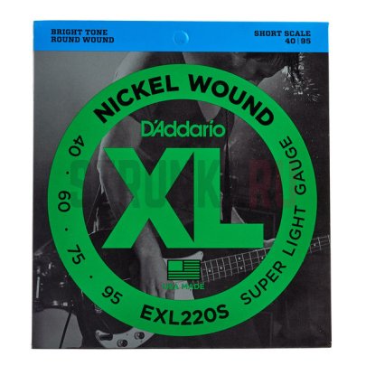 Струны для бас-гитары D'Addario EXL220S Nickel Wound 40-95