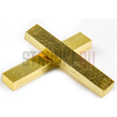 DoMo S-2620, заготовка под порожек, латунь (56 x 5 x 8.5 mm)