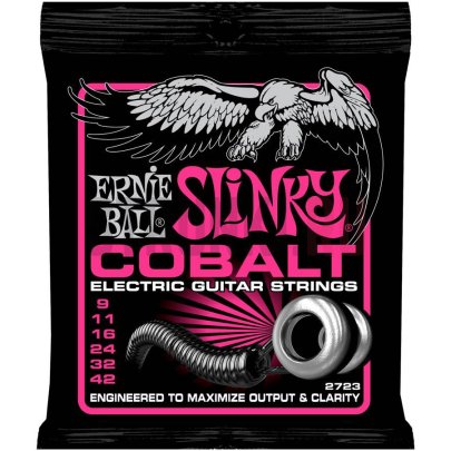 Струны для электрогитары Ernie Ball 2723 Cobalt Electric 9-42