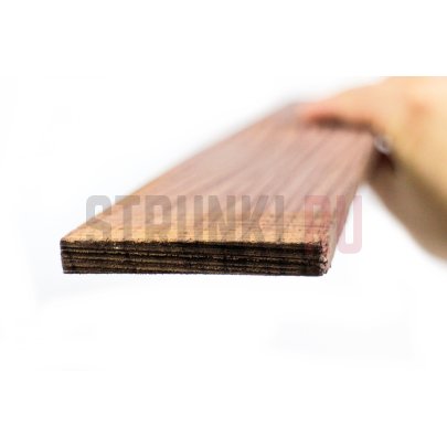 Сонокелинг индонезийский (палисандр) Grade А, бланк накладки грифа, для гитары, 533х53х8мм