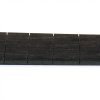 Эбен, африканский (черное дерево),накладка грифа гитары с пропилами под лады,24 лада, мензура 648мм (25,5 дюйма), 520х70х7мм картинка 4