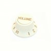 Fender S-1 Switch 0059266049 ручка потенциометра громкости, двойная, белая картинка 1