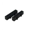 Набор крышек звукоснимателя для Jazz Bass, FENDER 099-2038-000, черные картинка 0