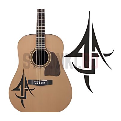 Наклейка для гитары "Кельт 4" Струнки.ру