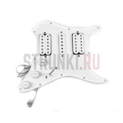 Панель с электроникой (1S+2H+2T+1V+3 ручки + переключатель) STRAT, PARTSLAND B22WH