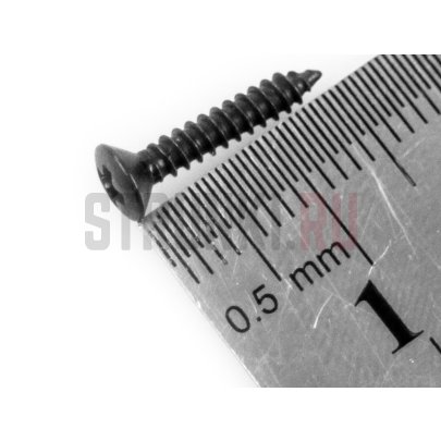 PARTSLAND WO2515BK, cаморез для панели LesPaul (2.5x15mm)