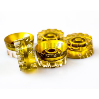 Ручка потенциометра Partsland H88-GD, Speed style, метрическая, золото