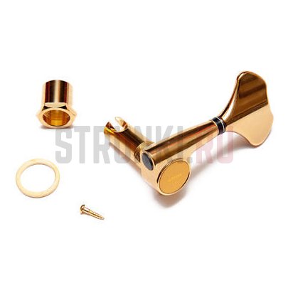 Колки 4 в линию для бас-гитары облегченные GOTOH GB350, золото