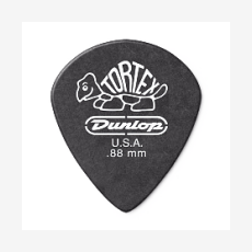 Медиатор Dunlop 482R.88 Tortex Pitch Black Jazz III, 0.88 мм, 1 шт.