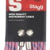 Кабель инструментальный STAGG SGC6VT PK 6м (прямой-прямой) картинка 0