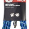 Кабель инструментальный STAGG SGC6VT BL 6м (прямой-прямой) картинка 0
