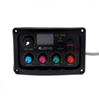 JOYO EQ-504 гитарный эквалайзер с тюнером, 4-х полосный с изменением фазы