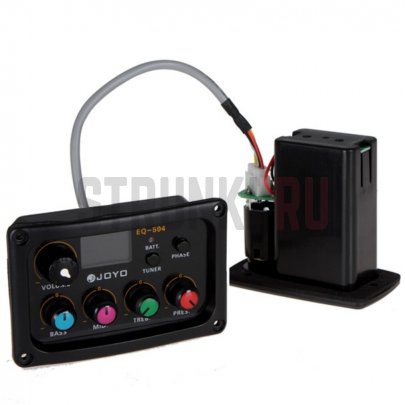 JOYO EQ-504 гитарный эквалайзер с тюнером, 4-х полосный с изменением фазы