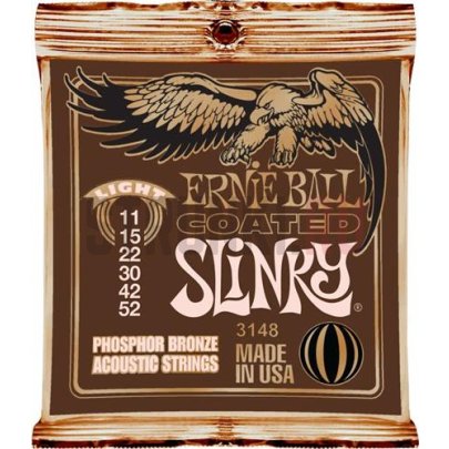 Струны для акустической гитары Ernie Ball 3148 Light 11-52