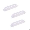 Набор крышек для Stratocaster, сингл PARTS, 50, 52, 52мм, нековая, средняя, бриджевая, белые картинка 0