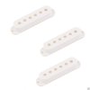 Набор крышек Stratocaster, сингл PARTS MX1205WH-MX1206WH, 50, 52, 52мм, нековая, средняя, бриджевая, белая картинка 0