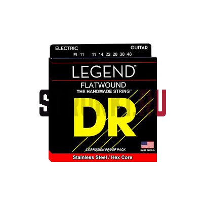 Струны для электрогитары DR Legend Flat Wound FL-11 11-48
