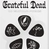 Медиаторы PLANET WAVES by D'ADDARIO 1CBK4-10GD1 Grateful Dead, черные, 10шт, 0,50мм картинка 0