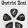 Набор медиаторов Planet Waves 1CBK4-10GD1 Grateful Dead, черные, 0.50 мм, упаковка 10 шт.