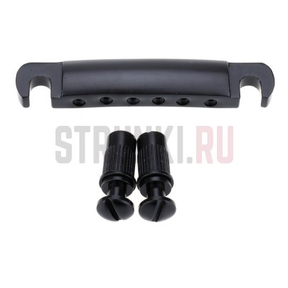 Струнодержатель Musiclily MX1279BK Stop Bar, черный