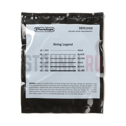 Струны для электрогитары Dunlop DEN1052 10-52