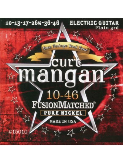 Струны для электрогитары Curt Mangan Pure Nickel 15010 10-46