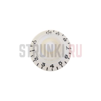 Ручка потенциометра Musiclily MX1560WH, Bell style, дюймовая, белая