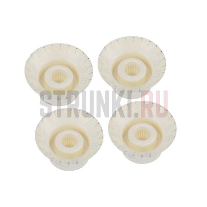 Ручка потенциометра Musiclily MX1560WH, Bell style, дюймовая, белая