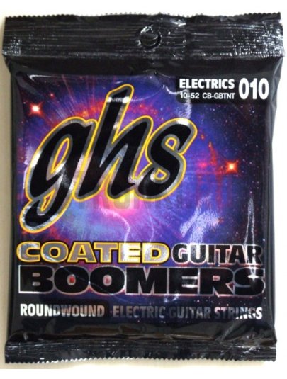 Струны для электрогитары GHS Coated Boomers CB-GBTNT 10-52