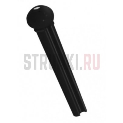 Втулка (бобышка) для акустической гитары Black с точкой A021BK/2PVC