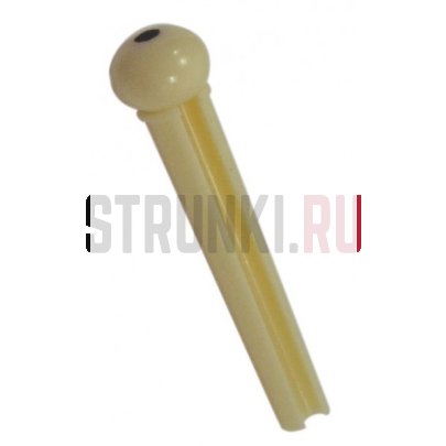 Втулка (бобышка) для акустической гитары Ivory с точкой A021IVY/2PVC