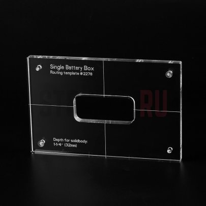 Акриловый трафарет Musiclily MX1611 для отверстий под контейнер батарейки