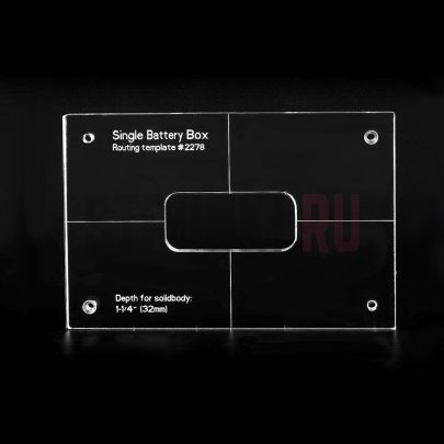 Акриловый трафарет Musiclily MX1611 для отверстий под контейнер батарейки