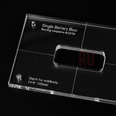 Акриловый трафарет Musiclily MX1611 для отверстий под контейнер батарейки