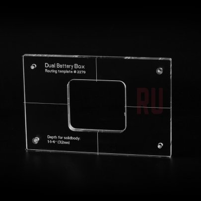 Акриловый трафарет Musiclily MX1612 для отверстий под контейнер батарейки