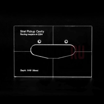 Акриловый трафарет Musiclily MX1616 для отверстий под звукосниматели