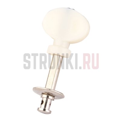 Колок для укулеле, Musiclily MX0821, хром + кремовая шляпка