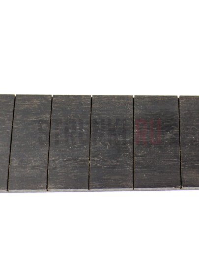 Эбен (африканский), накладка грифа для акустической гитары,  20 ладов, мензура 640мм (25.5 дюйма)