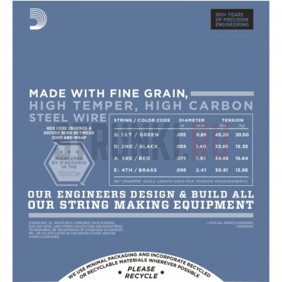 Струны для бас-гитары D'Addario EPS180 ProSteels 35-95