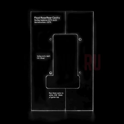 Набор акриловых трафаретов Musiclily MX1605MX1606 для  Floyd Rose